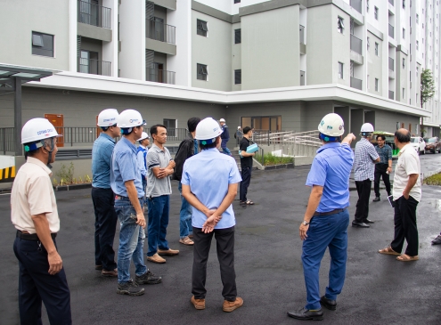 WEST SKY 4: HOÀN THIỆN CHẤT LƯỢNG, ĐOÀN KIỂM TRA SỞ XÂY DỰNG TP. HUẾ KIỂM TRA CÔNG TÁC NGHIỆM THU HOÀN THÀNH